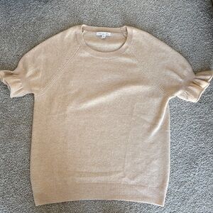 MINNIE ROSE short sleeve sweater, Medium